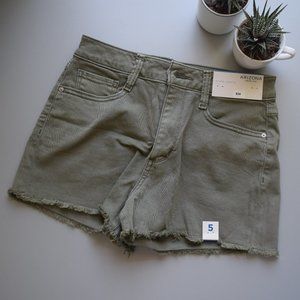 Olive Hi-Rise Shorts